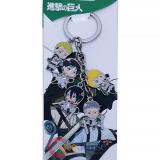 Attack on Titan 5 Charms Metal Key Chain chibi