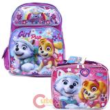 Paw Patrol 16" Large School Backpack Lunch Bag 2pc Book Bag Set with Skye Everest