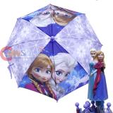 Disney Frozen Elsa AnnaKids Umbrella with 3D Sister Figure Handle