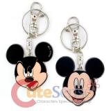 Disney Mickey Mouse 2 Face Metal Key Chain