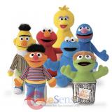 Sesame Street Beanbag Plush Doll Set 7pc