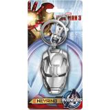 Marvel Iron Man Mask Key Chain Pewter Key Holder