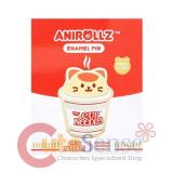 Anirollz Cup Noodles Kittiroll Enamel Pin