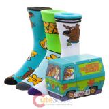 Scooby Doo Mystery Machine 3 Pack of Crew Socks