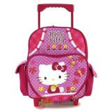 Sanrio Hello Kitty School Roller Backpack Small 12" Rolling Bag Garden