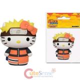 Naruto X Hello Kitty 3D Foam Magnet