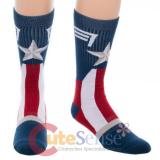 Marvel Captain America Crew Socks Suit up