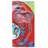 Marvel Spiderman 3 Pc Dive Set-  Mask, Snorkel, Dive Stick Snorkeling Set