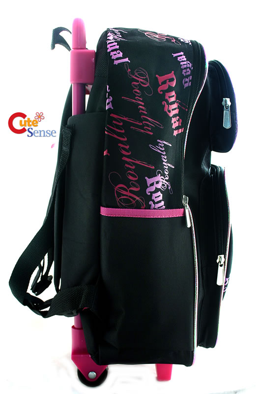 Princesses School Roller Bakcpack Rolling Bag 16Black  