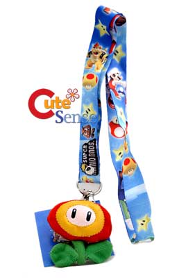 Super Mario Brothers Flower Lanyard 1 