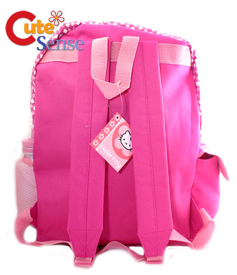 Hello Kitty SCHOOL BACKPACK BAG Sanrio PINK Check  L  