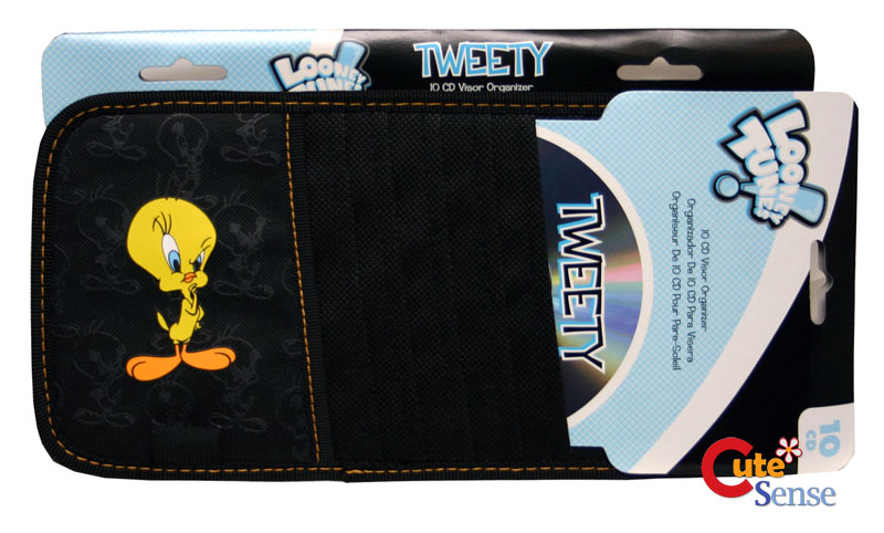 Tweety 10 CD Visor Organizer Car/Auto Interior New  