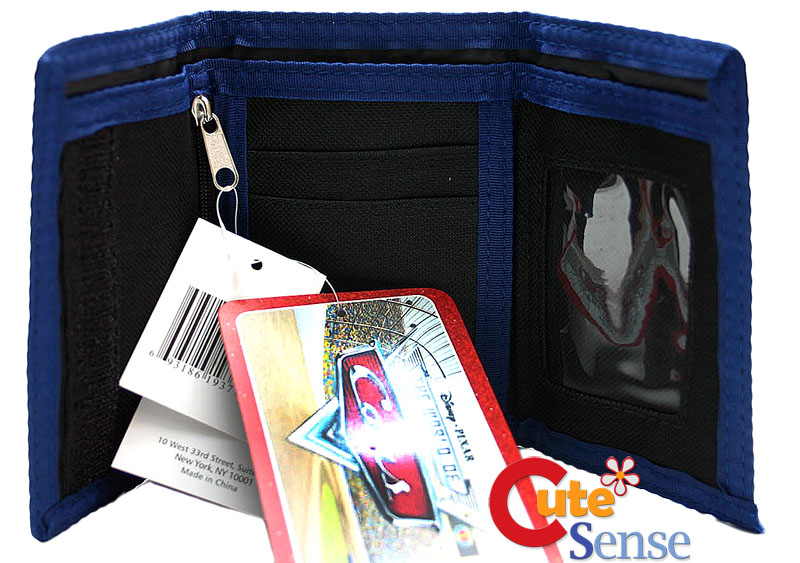 Disney Pixar Cars Mcqueen Kids Trifold Wallet  