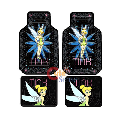 Tinker Bell 12PC Car Seat Covers Accessories Compleate Set