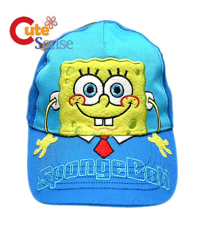 SpongeBob SquarePants Blue Kids Baseball CAP/HAT | eBay