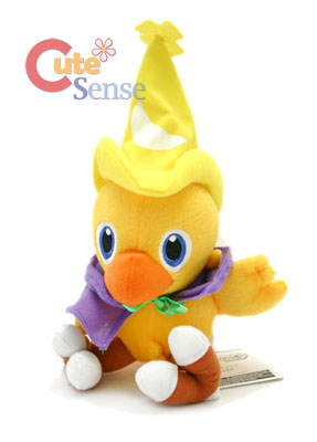 Final Fantasy Black Mage Chocobo Plush Doll Figure 7  