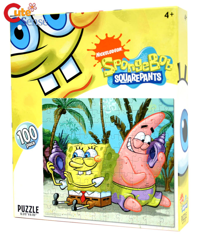 Nick Jr Sponge Bob with Patrick 100pc Puzzles in Box Spongebob Toy | eBay