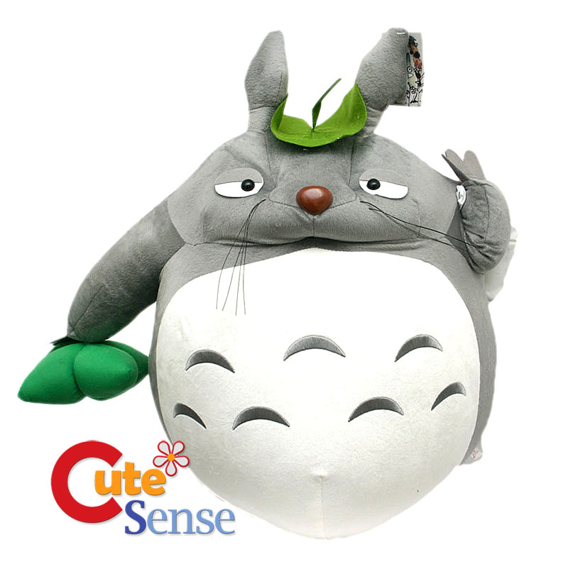 My Neighbor Gray Totoro Plush JUMBO  Figure Doll  23in  