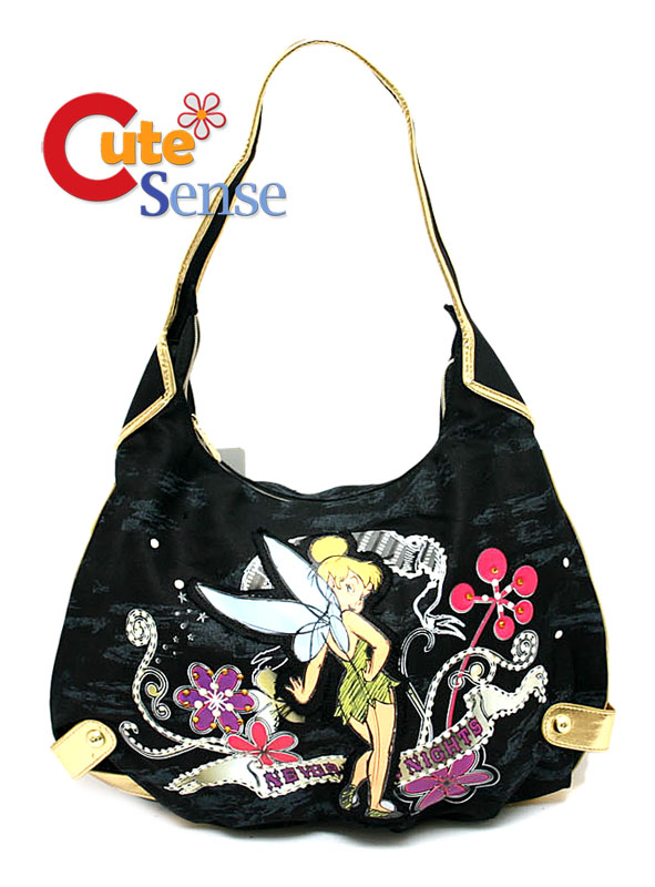 Disney TinkerBell Denim Shoulder/Hand Bag Pot Round  