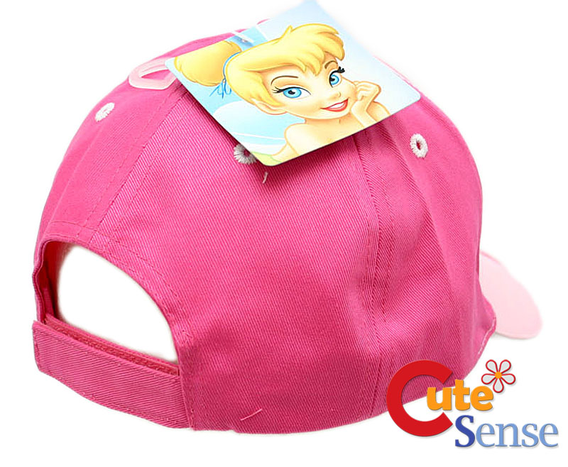 Disney TinkerBell Adjustable Baseball Cap/Hat  PINK  