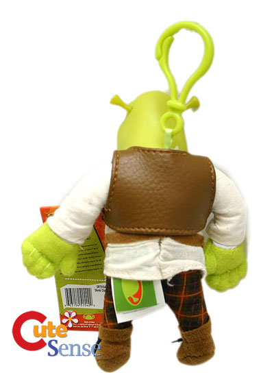 Shrek Org Plush Doll Key Chain /Hanging Plush Doll 5in  