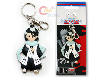 Llavero de Byakuya de Kuchiki blanqueador   PVC 3in autorizado