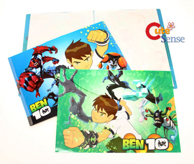 Ben 10 Alien Force 3PC File Jacket / Clear Folder Set  