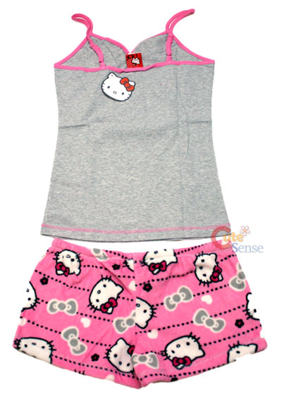 Hello kitty PJ Sleepwear Shirts Top & Fleece Pants  GP  