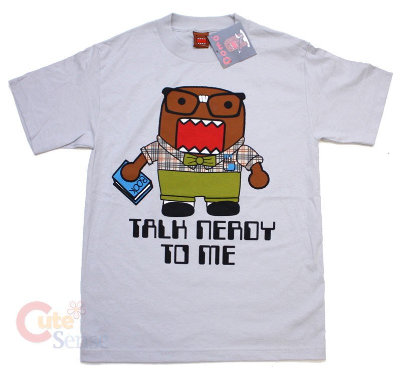 Domo Kun T Shirts   Talk Nerdy  Adult 4 Size S/M/L/XL  