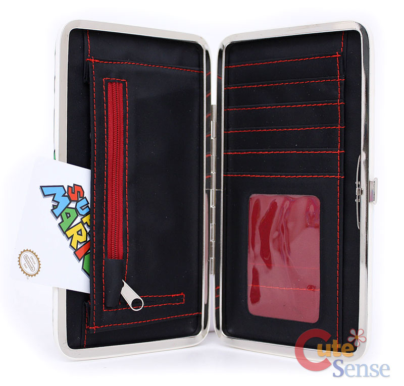 Nintendo Super Mario Hinge Wallet  Flat Wallet Licensed  