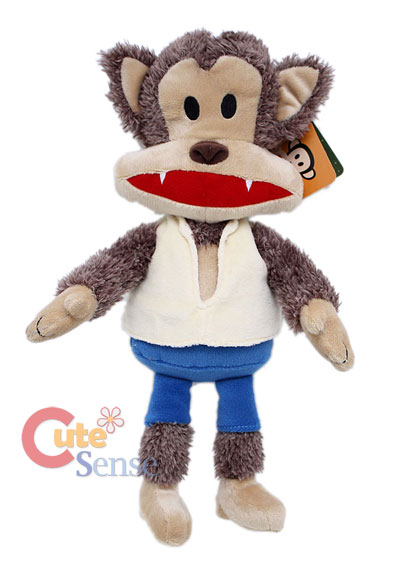 Paul Frank Werewolf Wolf Plush Doll Soft Stuffed Toy -12