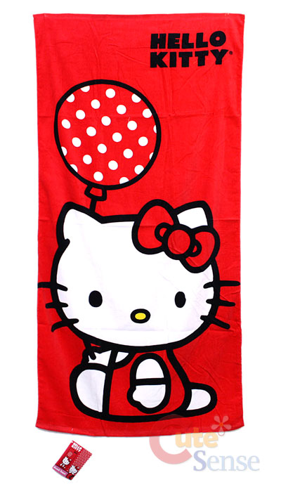 Sanrio Hello Kitty Bath Beach Towel 1