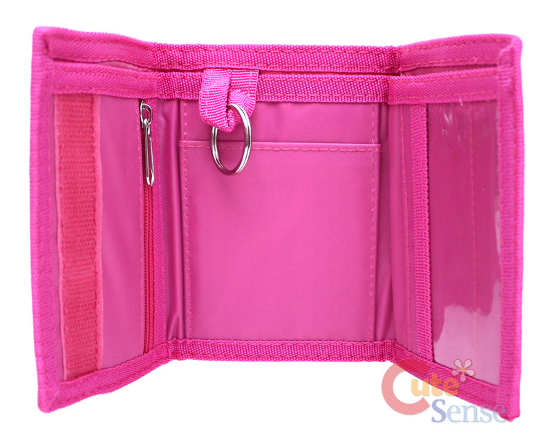 Scooby Doo Trifold Kids Wallet   Pink Velcro Close  