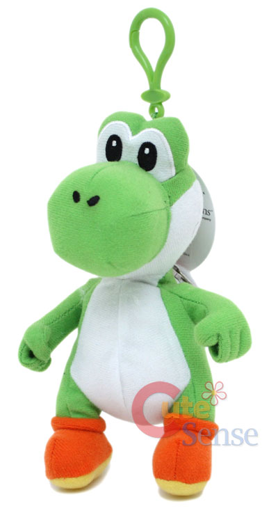 Nintendo Super Mario Green Yoshi Plush Doll Coin Bag