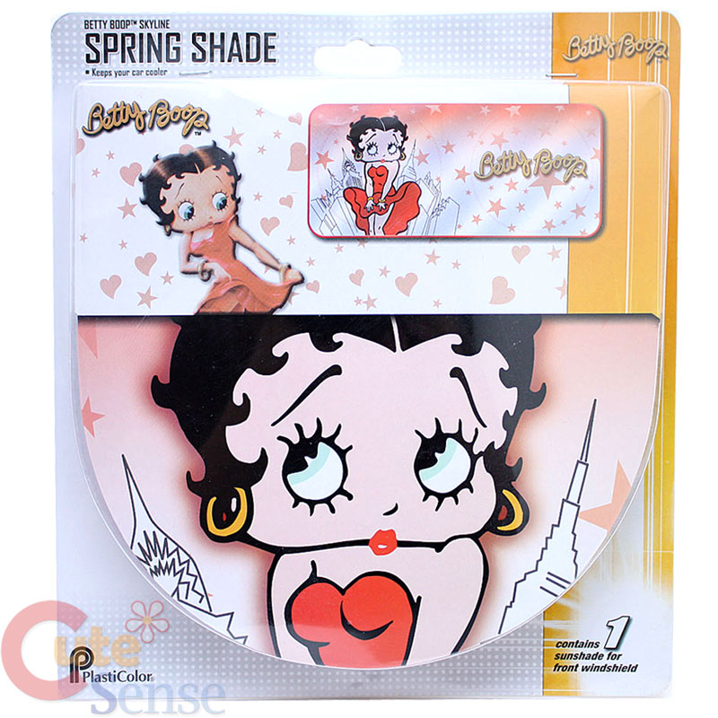 Betty Boop Font Window Sun Shade/Windshield Skyline  