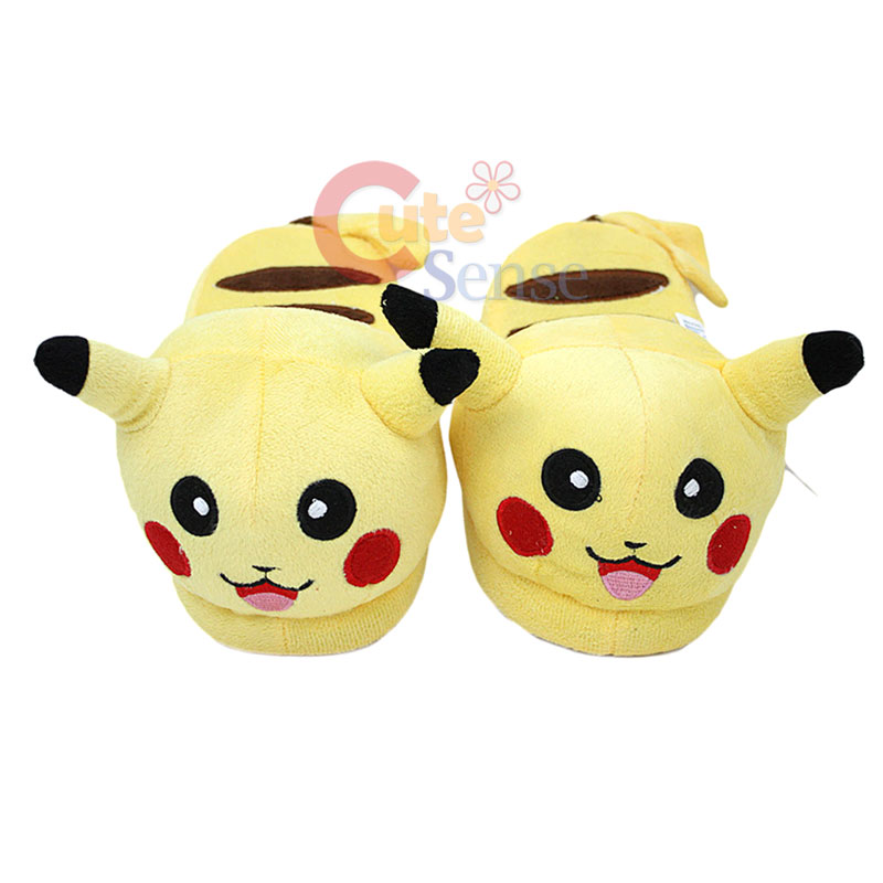 Nintendo Pokemon Pikachu Plush Doll Slipper Teen Adults One Size | eBay