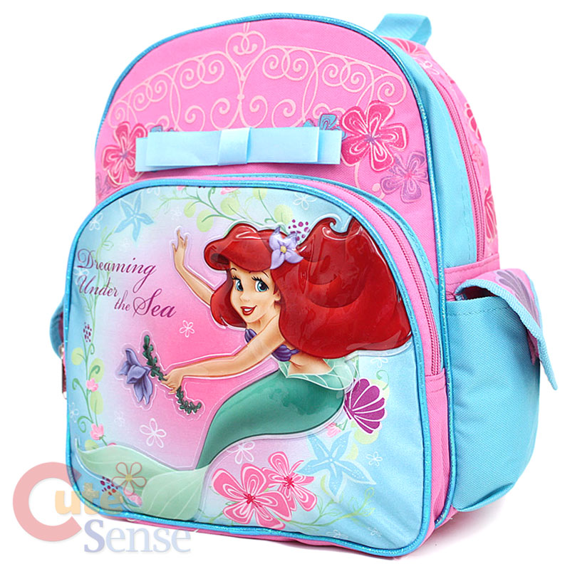 Disney Little Mermaid Ariel School Backpack/Bag  12 Medium  