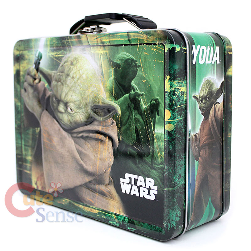 Star Wars Yoda Tin Box , Lunch Case / Metal Toy Box  