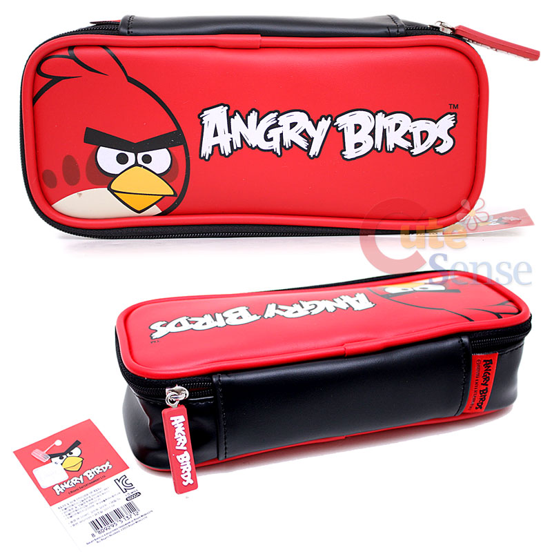 Angry Birds Red Bird Pencil Case Cosmetic / Pouch Bag Rovio Licensed | eBay