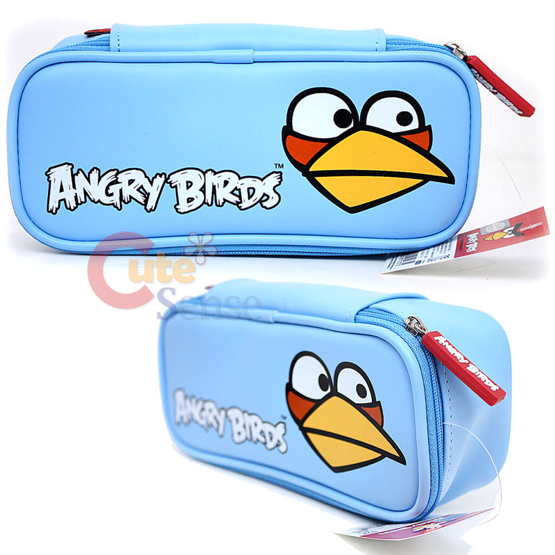 Angry Birds Blue Bird Pencil Case Cosmetic / Pouch Bag Rovio Licensed ...