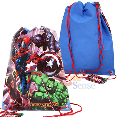 Marvel Heroes Sling Shoulder Bag /Backpack 13x17 840716034551  