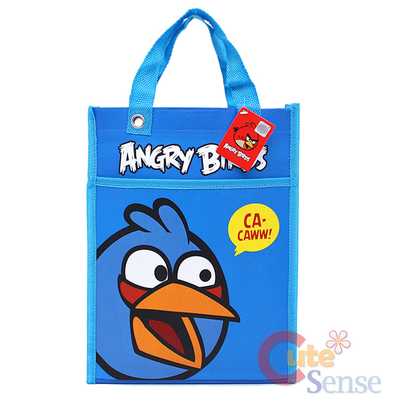 Rovio Angry Birds Multipurpose Tote Bag : Blue Bird Tarpaulin Bag -Licensed