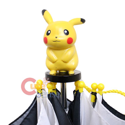   Kids Umbrella Black and White  Pikachu Snivy Tepig Oshawott  