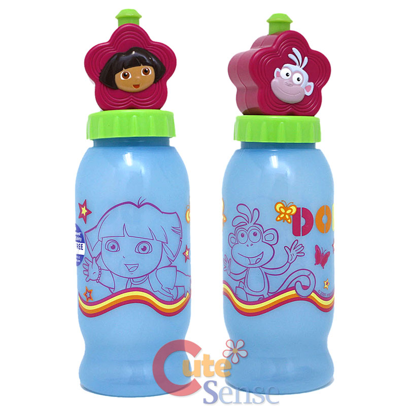 Nick Jr Dora and Boots Drinking Bottle Sip Straw Tumbler Cup 2pc Set | eBay