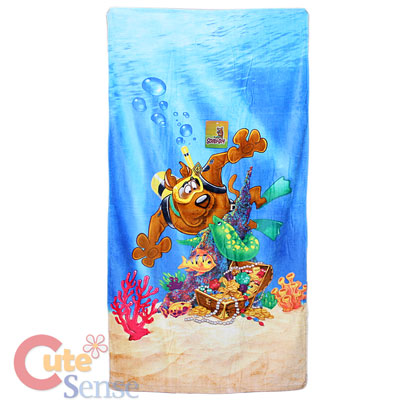 Scooby Doo Beach Towel Bath Towel Under the Sea Cotton 30 x 60 | eBay