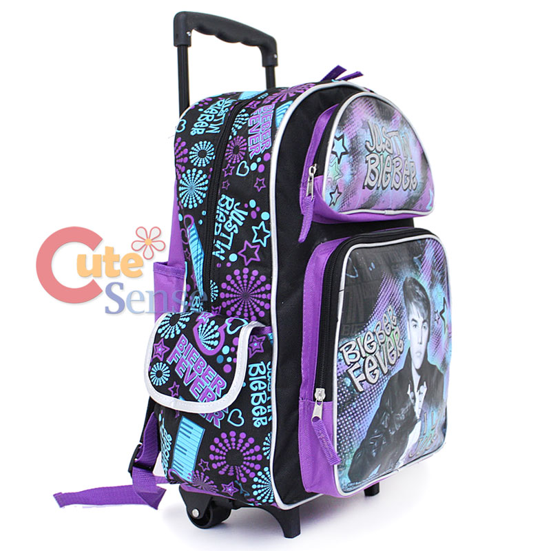 Justin Bieber School Roller Backpack 16