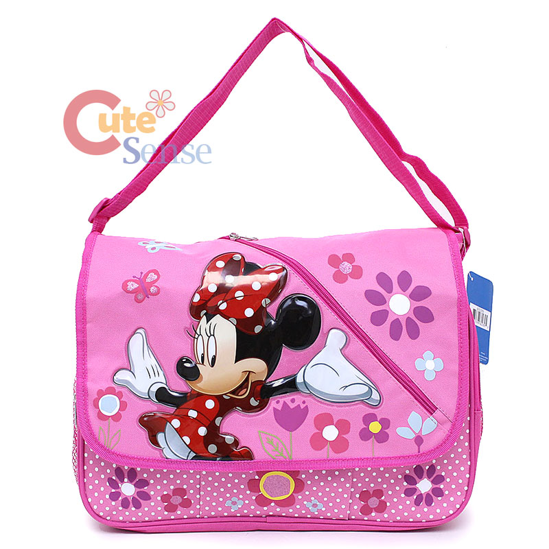 Disney Minnie Mouse School Messenger Bag Diaper Bag Shoulder Bag : Pink ...