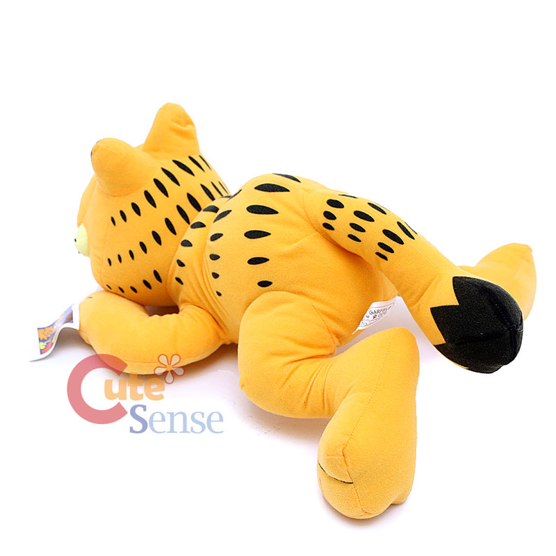 Garfield Plush Doll Figure 16 Large Tummy Down Pose Licensed Suffed