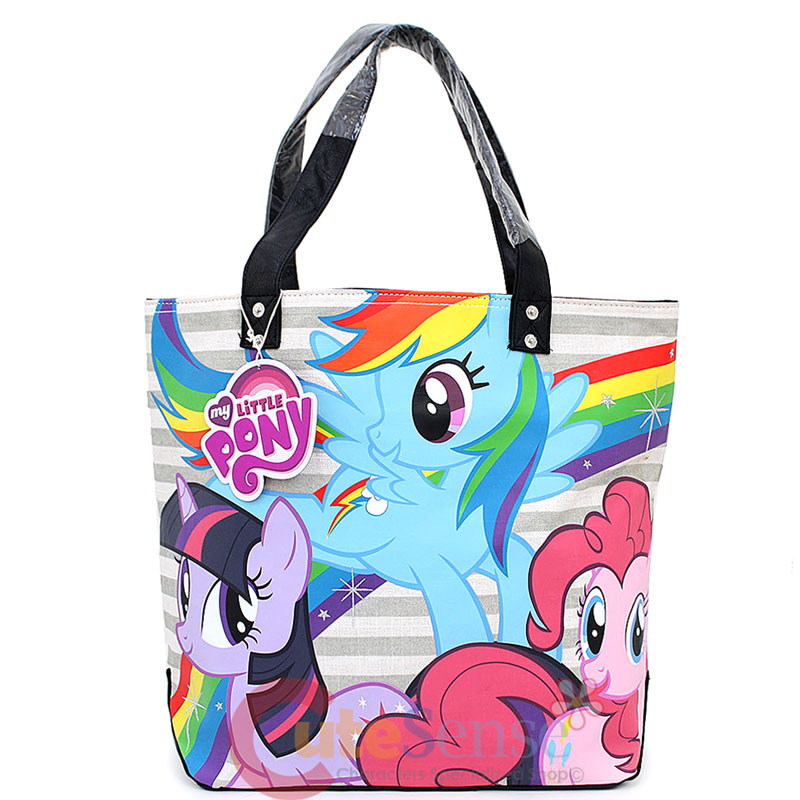 My Little Pony Friends Ponies Rainow Tote Bag Canvas Shoulder Bag by ...