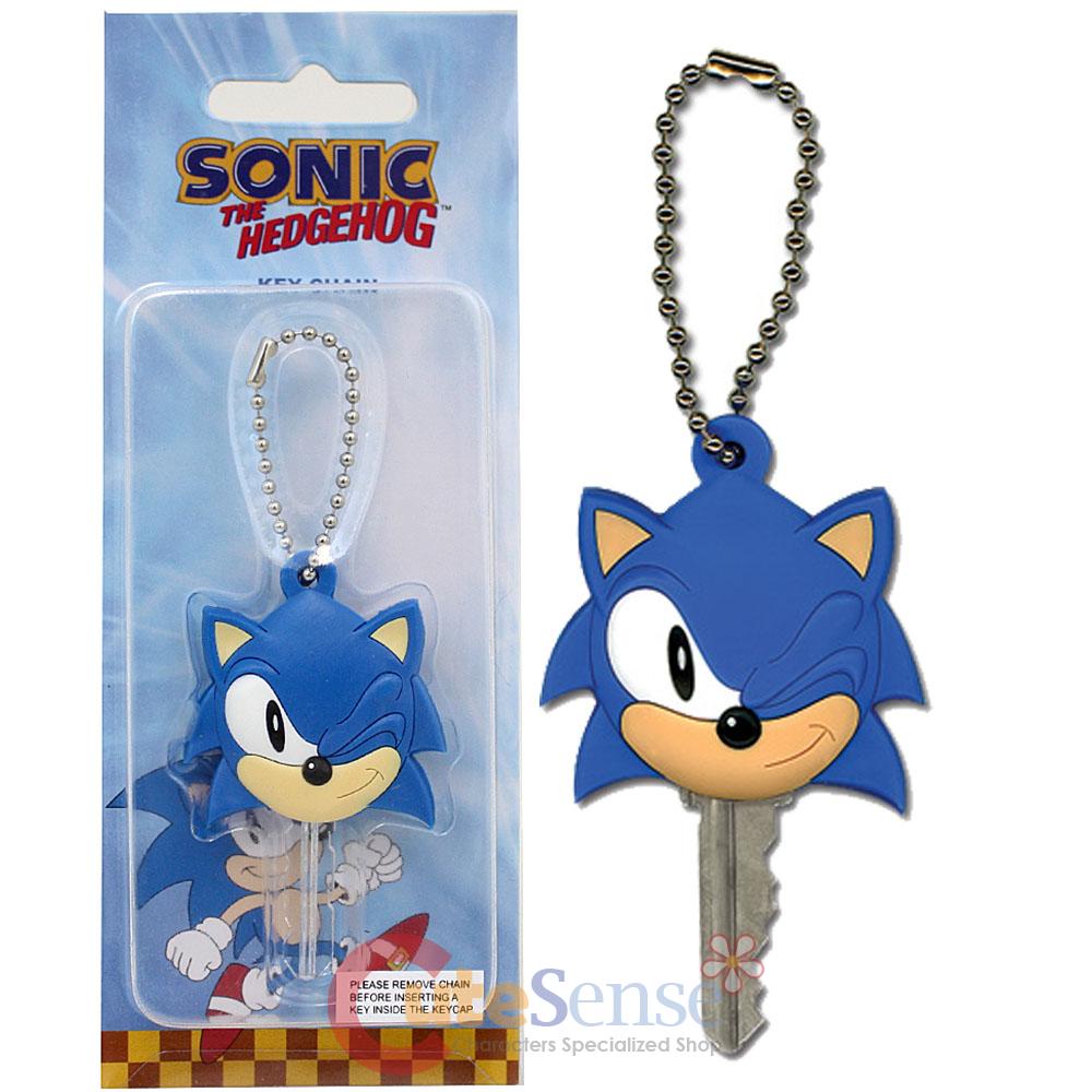 Sonic Classic Sonic Big Face Rubber Key Cap , Key Holder | eBay